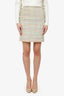 Pre-Loved Chanel™ 05P Green/Yellow/Pink Tweed Mini Skirt Size 40