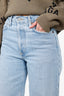 Agolde Blue Denim Straight Leg Jeans Size 23