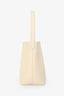 The Row Ivory Calfskin Leather Small N/S Park Tote Bag