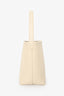 The Row Ivory Calfskin Leather Small N/S Park Tote Bag