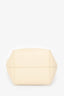 The Row Ivory Calfskin Leather Small N/S Park Tote Bag