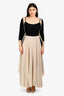 Helmut Lang Silk Pleated Midi Skirt Size 10