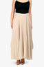 Helmut Lang Silk Pleated Midi Skirt Size 10