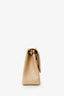 Pre-Loved Chanel™ 2014 Beige Caviar Leather Jumbo Double Flap Bag