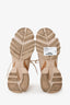 Christian Dior Beige 'D-Connect' Sneakers Size 38.5