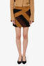 Derek Lam Brown Suede Skirt Size 2