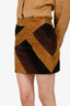 Derek Lam Brown Suede Skirt Size 2