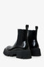Balenciaga Black Tractor Cap Toe Chelsea Boots Size 37