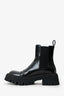 Balenciaga Black Tractor Cap Toe Chelsea Boots Size 37