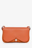 Hermès Orange Leather/Suede 'Colorado' MM Shoulder Bag