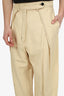 Sportmax Beige Linen Wide Leg Trousers Size 44 Mens