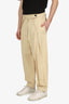 Sportmax Beige Linen Wide Leg Trousers Size 44 Mens