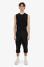 Rick Owens Black Cropped Trousers Size S Mens