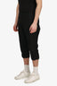 Rick Owens Black Cropped Trousers Size S Mens