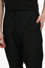 Rick Owens Black Cropped Trousers Size S Mens