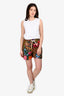 Gucci GG Monogram Flora Print Web Detail Shorts Size XS