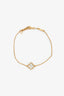 Van Cleef & Arpels 18K Gold/Mother Of Pearl Sweet Alhambra Bracelet