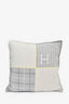 Hermès Grey/White Wool/Cashmere Square Avalon Pillow 42cm Kids
