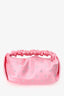 Alexander Wang Pink Satin Monogram 'Mini Scrunchie' Top Handle