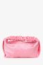 Alexander Wang Pink Satin Monogram 'Mini Scrunchie' Top Handle