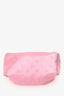 Alexander Wang Pink Satin Monogram 'Mini Scrunchie' Top Handle