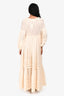 Zimmermann Cream Ramie Long Sleeve Maxi Dress Size 0