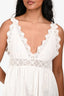 Doen White Cotton Sleeveless Maxi Dress Size XS