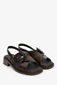 Prada 2025 Brown Leather 'S/S 1996 Re-Edition' Sandals Size 36