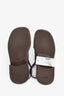 Prada 2025 Brown Leather 'S/S 1996 Re-Edition' Sandals Size 36