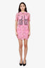 Self Portrait Pink Lace Top + Skirt Set Size 2