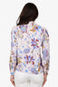 Isabel Marant Etoile Pink Floral Mock Neck Blouse Size 34