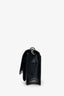 Saint Laurent Black Smooth Leather Mini 'Sunset' Shoulder Bag
