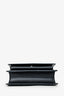 Saint Laurent Black Smooth Leather Mini 'Sunset' Shoulder Bag