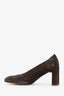 Stuart Weitzman Brown Suede Pointed Toe Heels Size 5.5