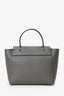 Celine Grey Grained Leather Nano Belt Bag With Strap
