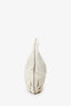 Bottega Veneta White Nappa Intrecciato Flower Large Hobo