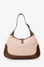 Gucci Brown/Beige Canvas and Leather Jackie O Hobo