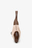 Gucci Brown/Beige Canvas and Leather Jackie O Hobo
