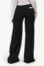 Frame Black Denim 'Le Palazzo' Wide Leg Pants Size 26