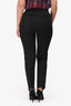 Burberry Black Cotton Stirrup Pants Size 4