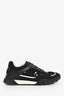 Pre-Loved Chanel™ Black Leather/Mesh Sneakers Size 36.5