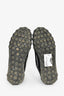 Pre-Loved Chanel™ Black Leather/Mesh Sneakers Size 36.5