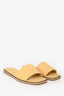 Brunello Cucinelli Yellow Leather Monili Sandals Size 41