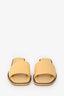 Brunello Cucinelli Yellow Leather Monili Sandals Size 41