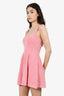 Ronny Kobo Pink Nylon Mini Dress Size S