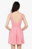 Ronny Kobo Pink Nylon Mini Dress Size S