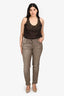 Brunello Cucinelli Brown Denim Skinny Jeans Size 10