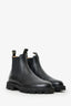 Celine Black Leather Margaret Lug Chelsea Boots Size 40.5