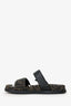 Fendi Brown Zucca Feel FF-logo Buckle Sandals Size 40