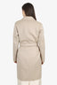 Max Mara Beige Cashmere Belted Long Coat Size 12